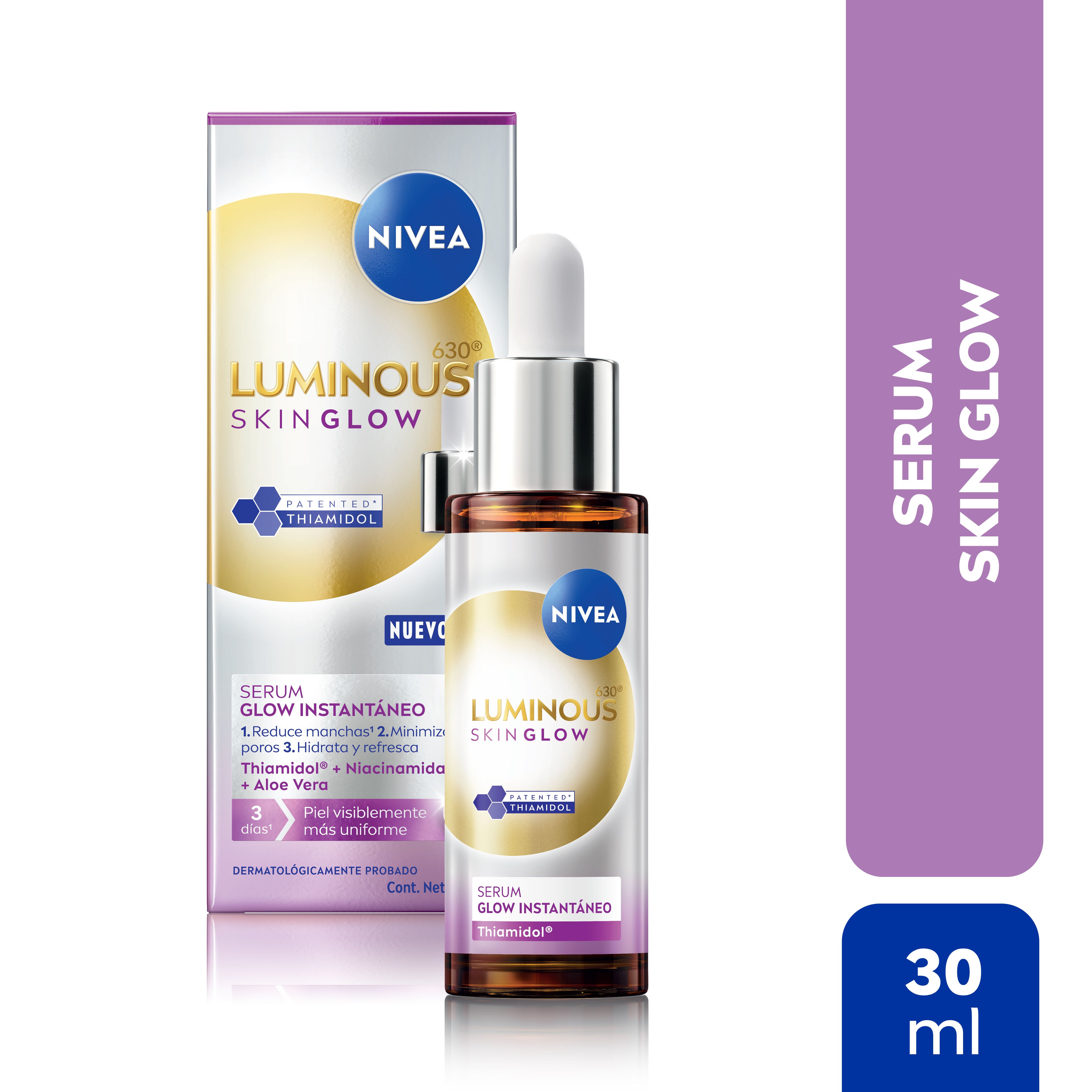 Nivea Luminous630 Skin Glow Serum Glow Instantáneo 30Ml