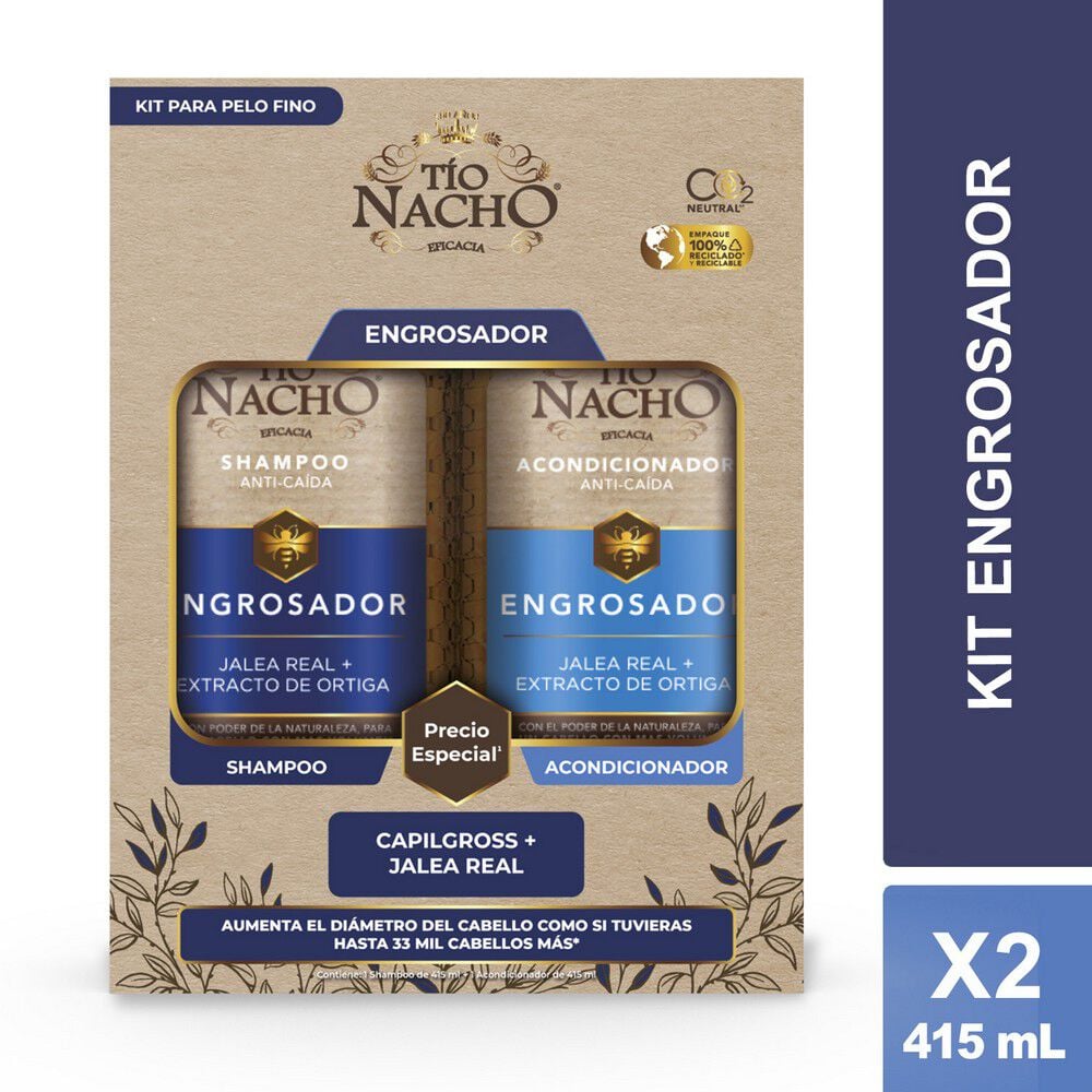 Shampoo + Acondicionador Engrosador 415 mL