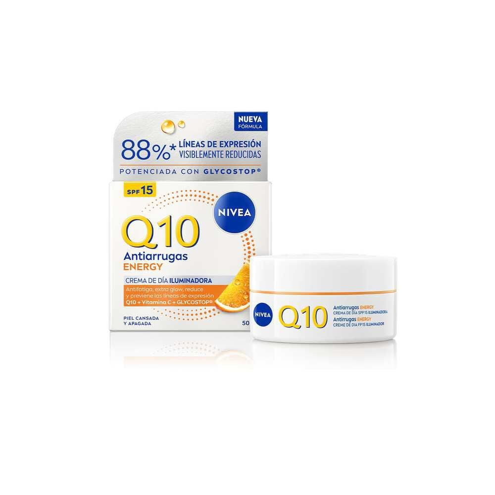 Crema Facial Antiarrugas Q10 + C Día 50 mL