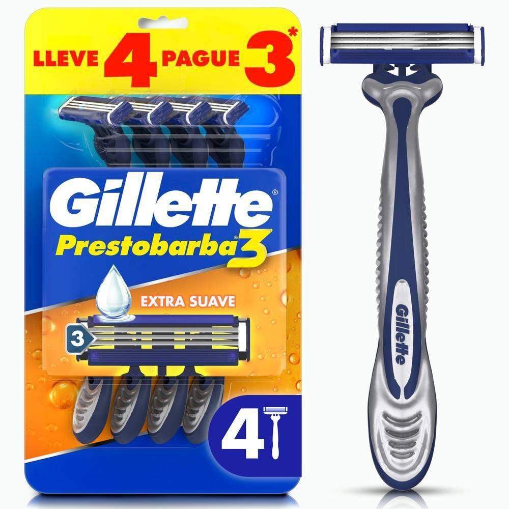 Prestobarba3 lleva 4 y paga 3 Unidades