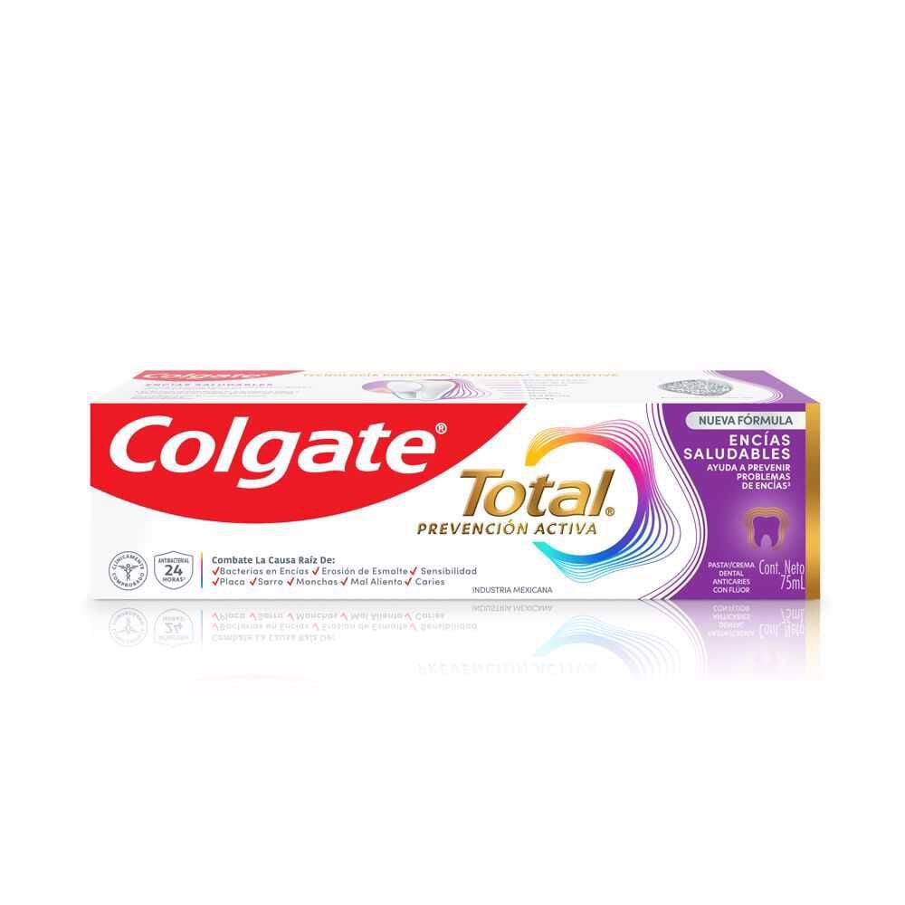Total 12 Crema Dental Anti-caries con Flúor Encías Reforzadas 75 mL