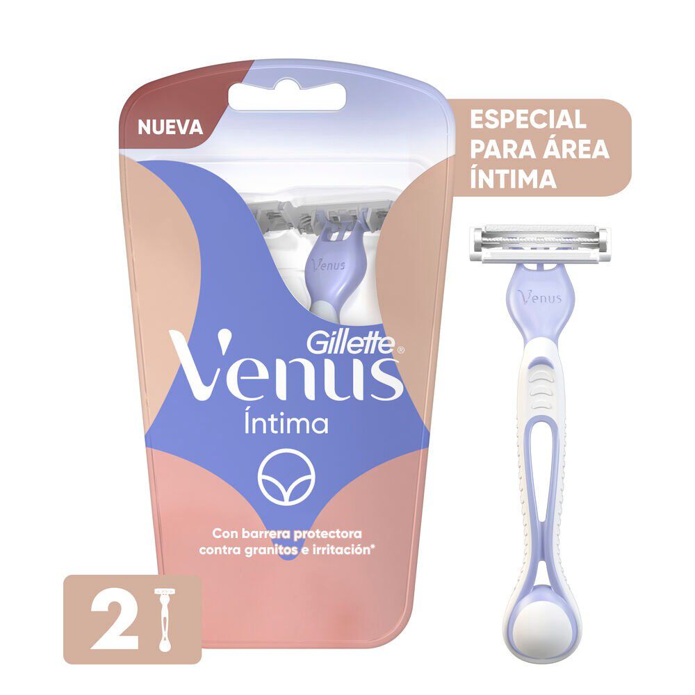 Maquina de Afeitar Desechable Venus Íntima 2 Unidades
