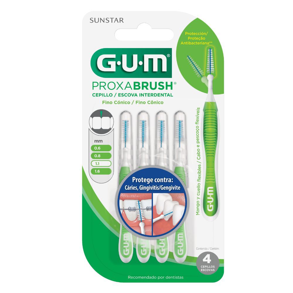 Proxabrush® Cepillos Interdentales 1.1Mm 4Un