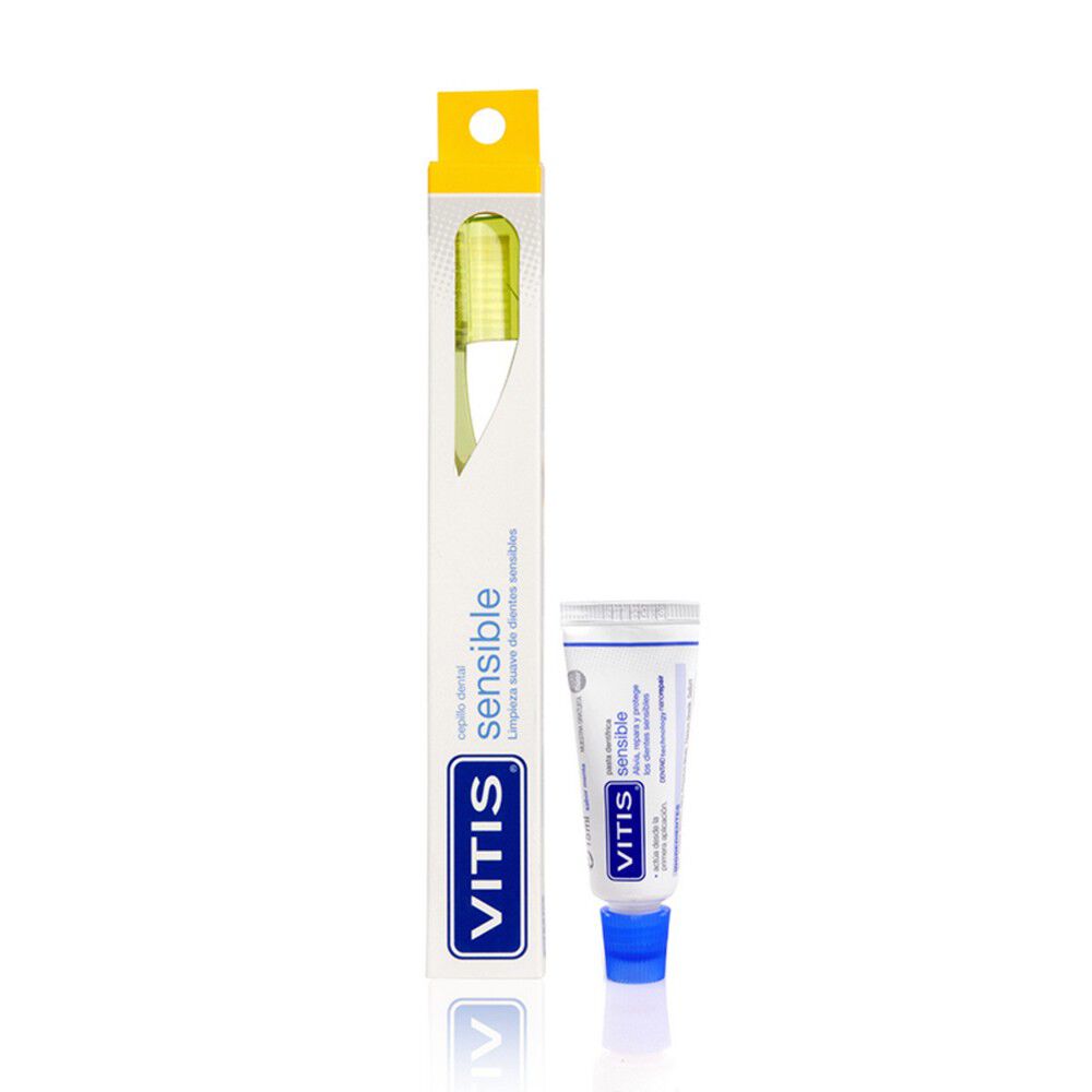 Cepillo Dental Sensible + Mini Pasta Sensible Menta 15mL