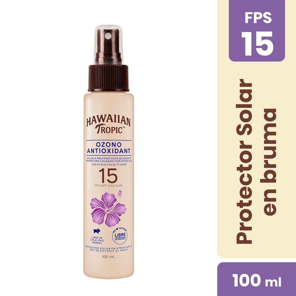 Hawaiian-Tropic-Ozono-Antioxidant-Protector-Solar-Con-Extractos-De-Té-Verde-imagen-1