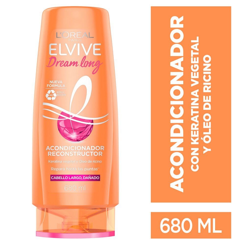 Acondicionador Dream Long Reconstructor Cabello Largo Dañado 680 ml