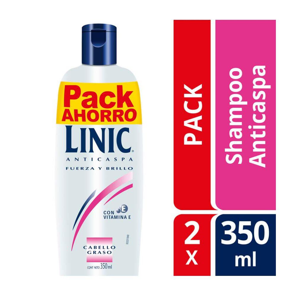 Shampoo Anticaspa Pelo Graso 2 x 350mL