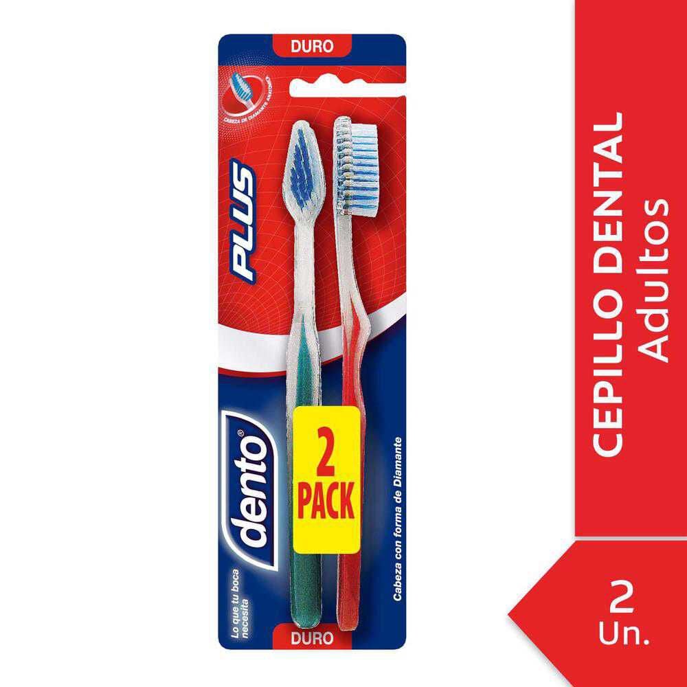 Pack Cepillo Dental Duro Plus 2X1