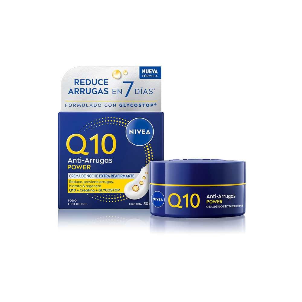 Crema Facial Antiarrugas Noche Q10 Power 50 mL