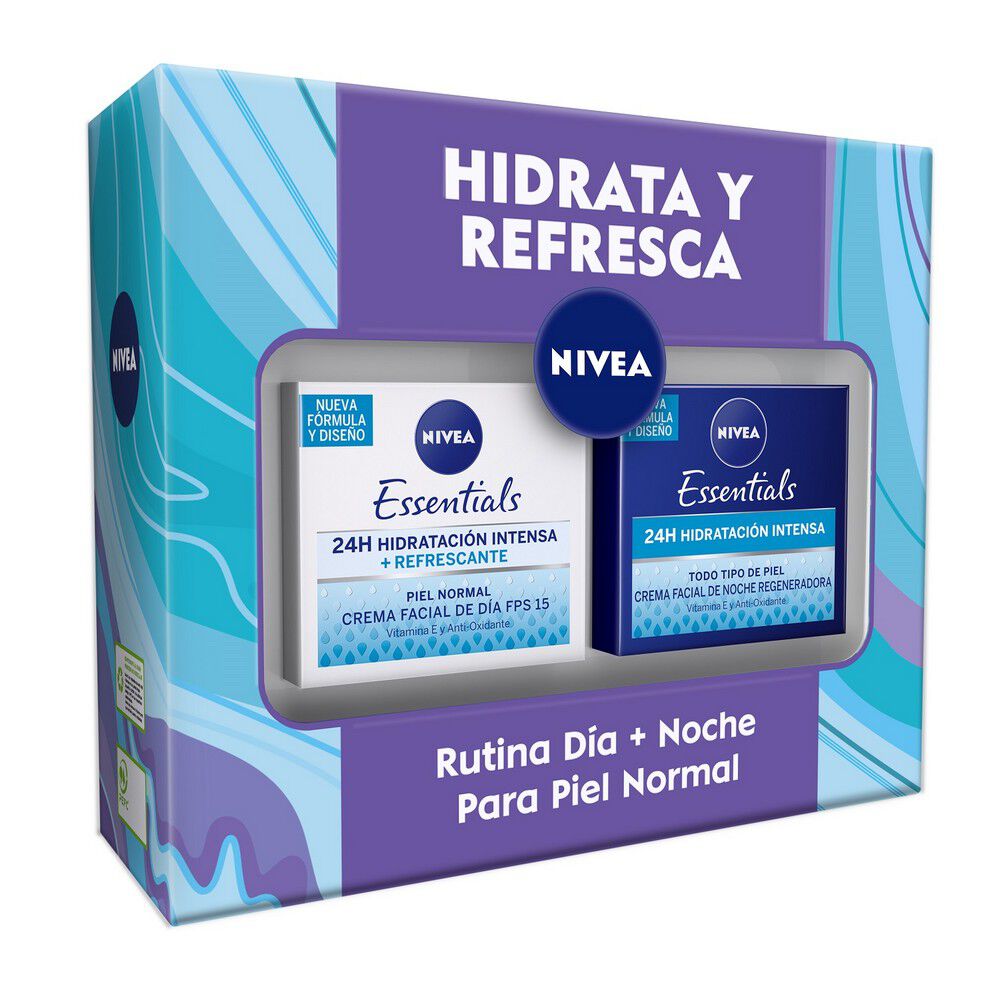 Essentials-Hidratación-Piel-Normal-Crema-Facial-Día-50-mL-+-Crema-Regeneradora-Noche-50-mL-imagen-3