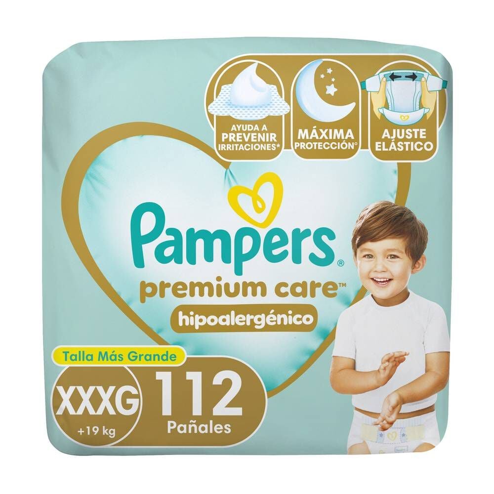 Pa±al Premium Care Tama±o XXXG (+19 kg) 112 Un