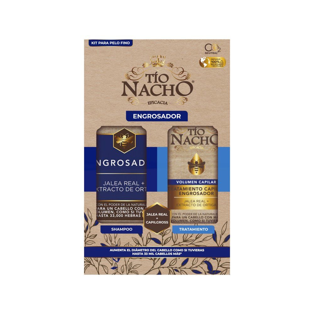 Pack Shampoo Engrosador 415ml + Tratamiento Engrosador 90ml