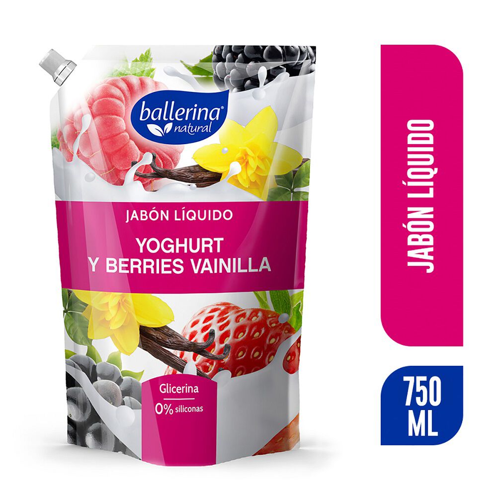 Yoghurt Berry Vainilla Jabón Líquido de 750 mL