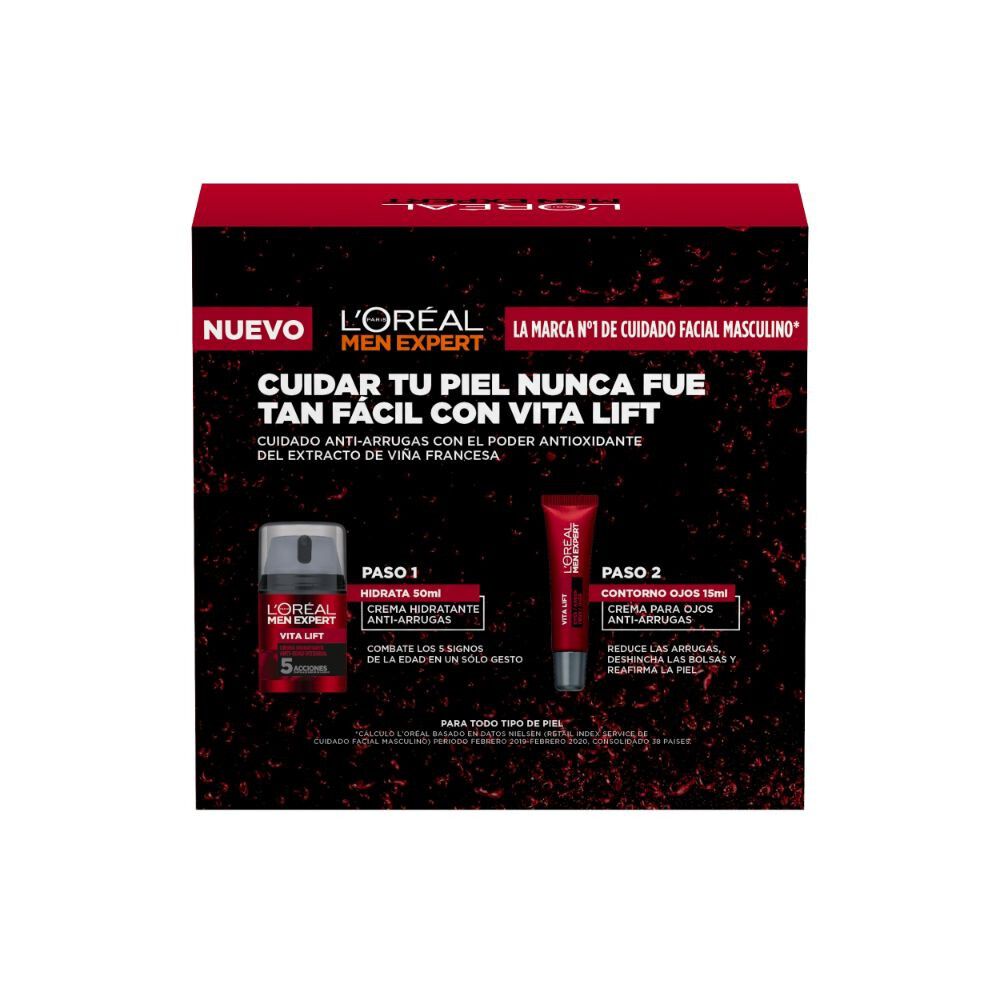 Estuche-Hombre-anti-arrugas-VITALIFT-Crema-hidratante-50-ml-y-Crema-ojos-15-ml-imagen-2