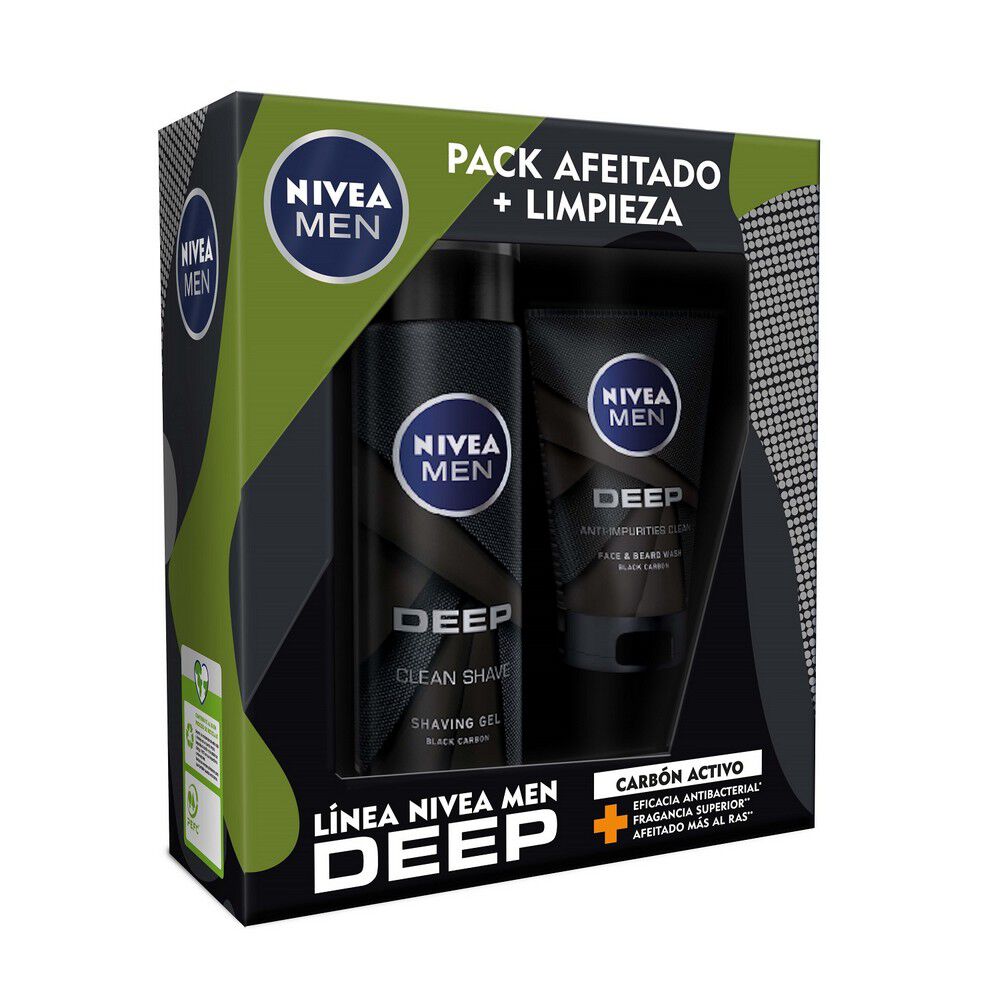 Pack-NIVEA-Men-Deep-Gel-de-Afeitar-200-mL-+-Gel-de-limpieza-100-mL-imagen-1