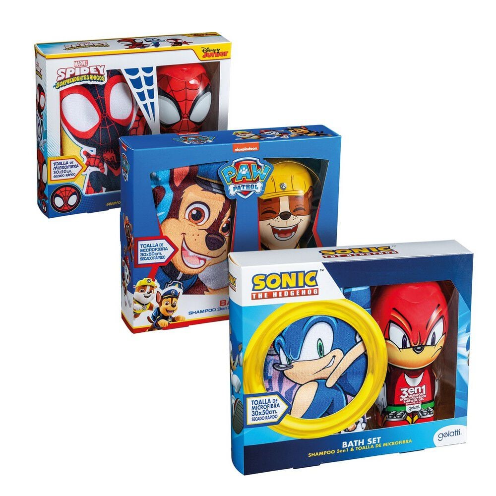 Set de Baño Niño Variedades (Shampoo 300ml + Toalla)