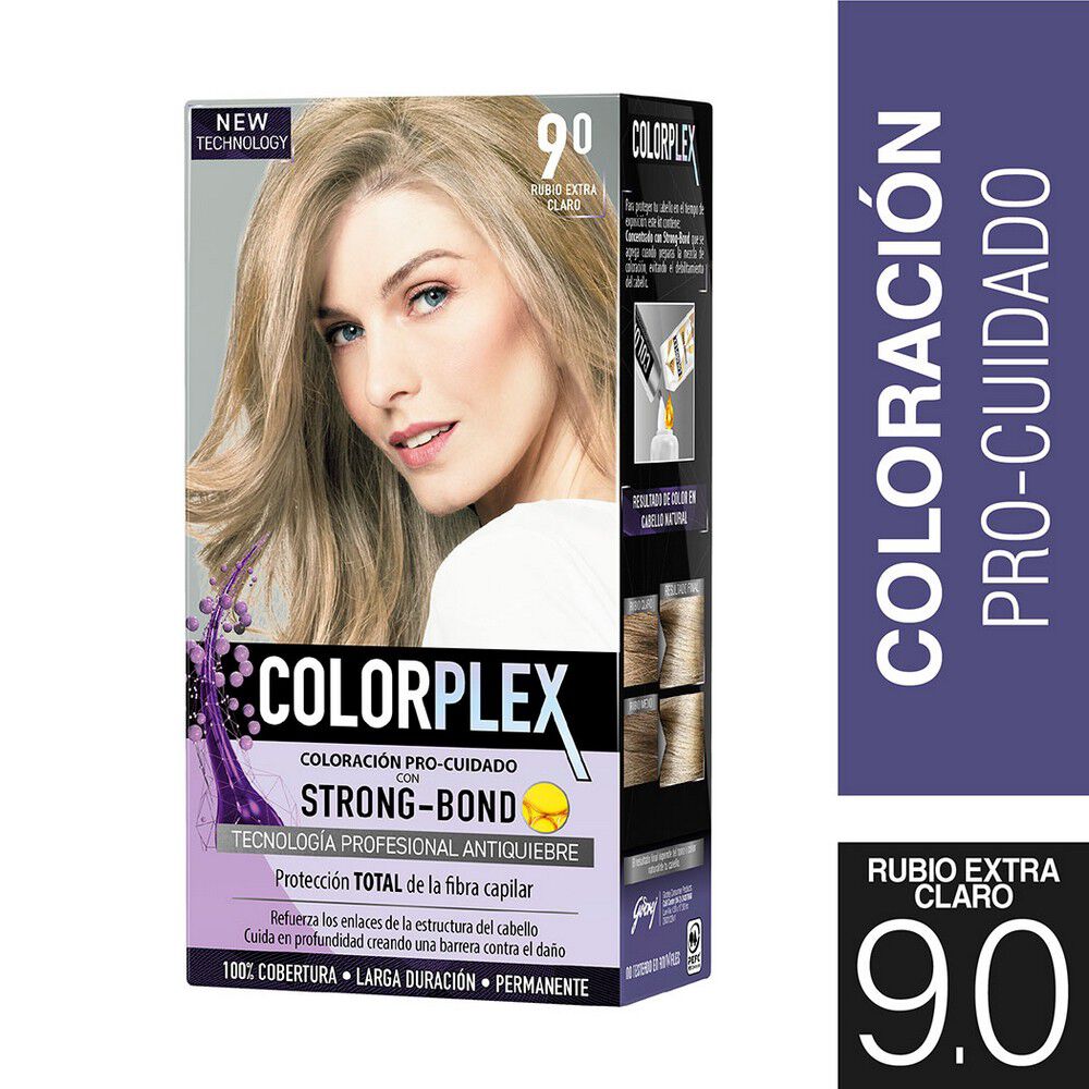 Coloración-Permanente-Pre-Cuidado-Strong-Bond-9.0-Rubio-Extra-Claro-imagen-1