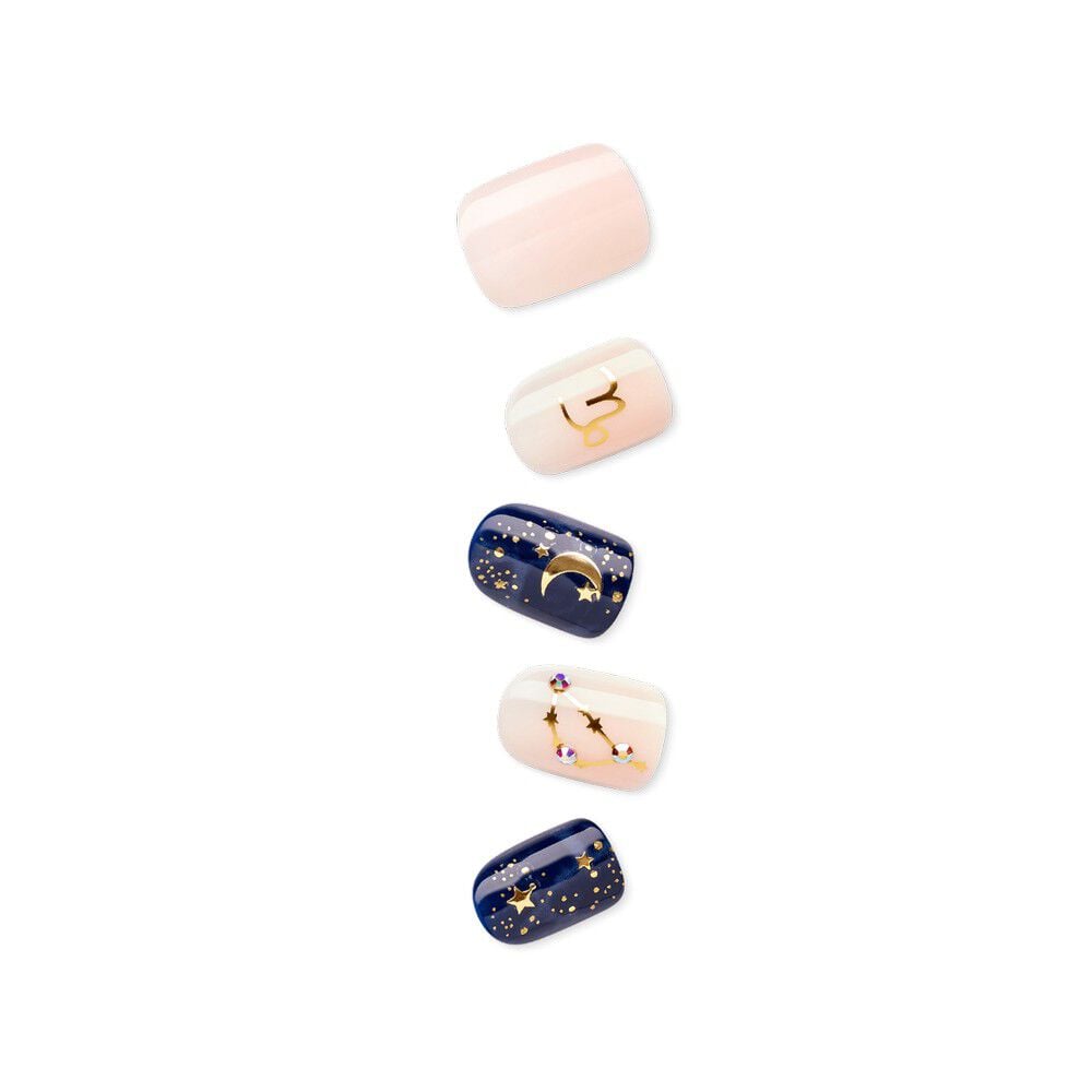 New Impress Colección Zodiaco Capricornio Press-On Manicure 30 Unidades