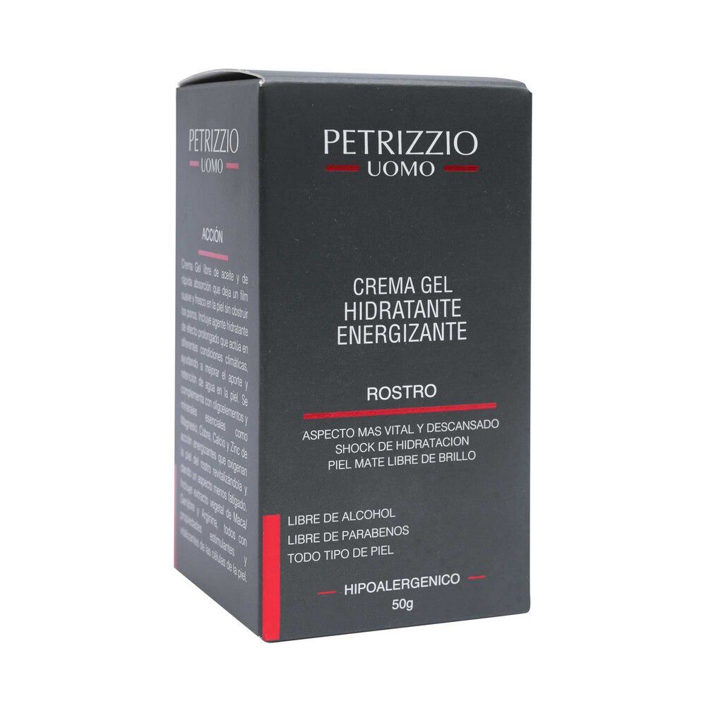 Uomo-Crema-Gel-Hidratante-Energizante-Rostro-Hipoalergénico-Todo-Tipo-de-Piel-50-grs-imagen