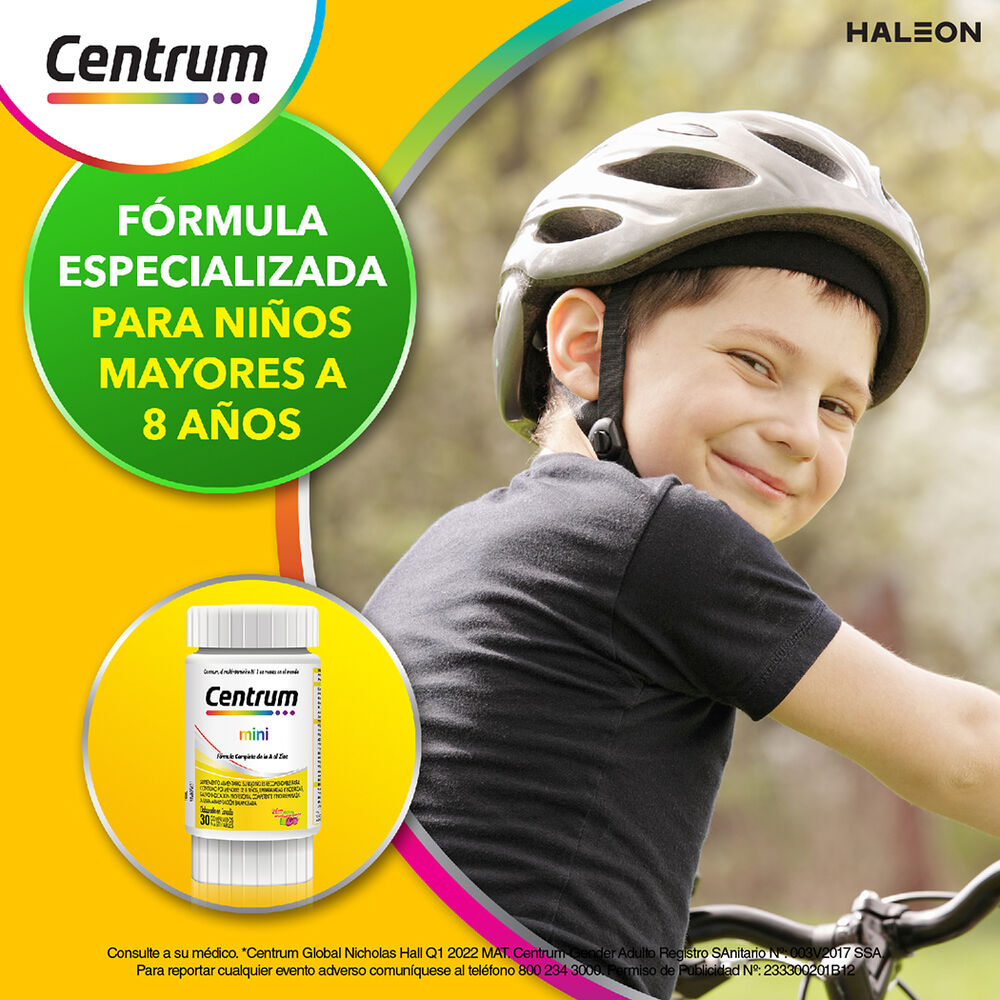 Centrum-Mini-Multivitaminico-Multimineral-para-mayores-de-8-años-30-Comprimidos-Sabor-Frambuesa-Limón -imagen-2