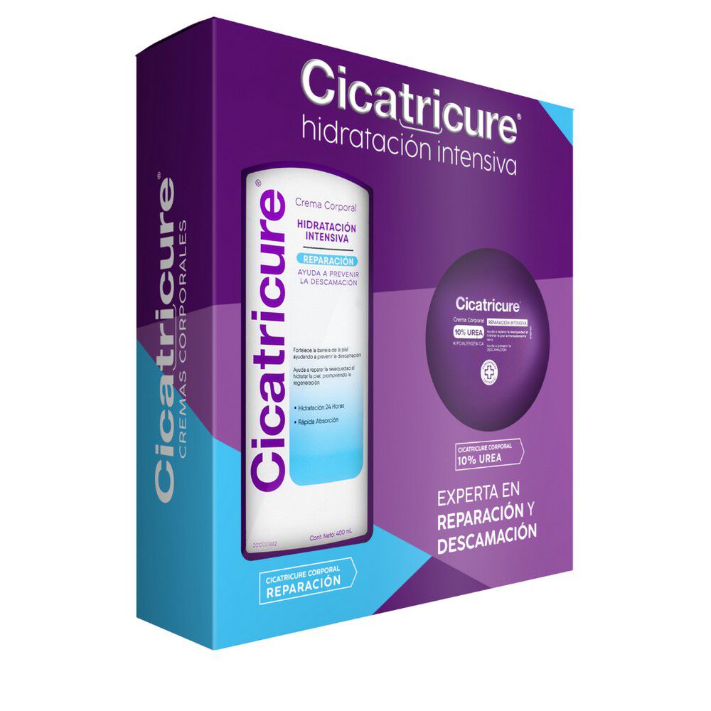 Pack-Cicatricure-Crema-Corporal-Hidratacion-Intensiva-400-Ml-+-Cica-Urea-10%-imagen-2