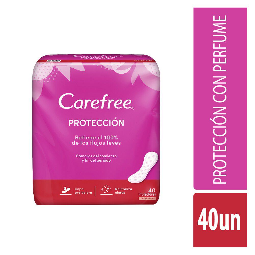 Protector Diario Normal 40 Unidades, con perfume