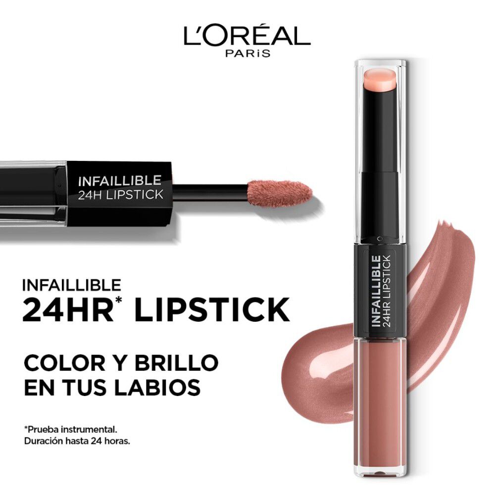 Labial-Infallible-24h-2-Step-Color-113-Invincible-Sable-imagen-3