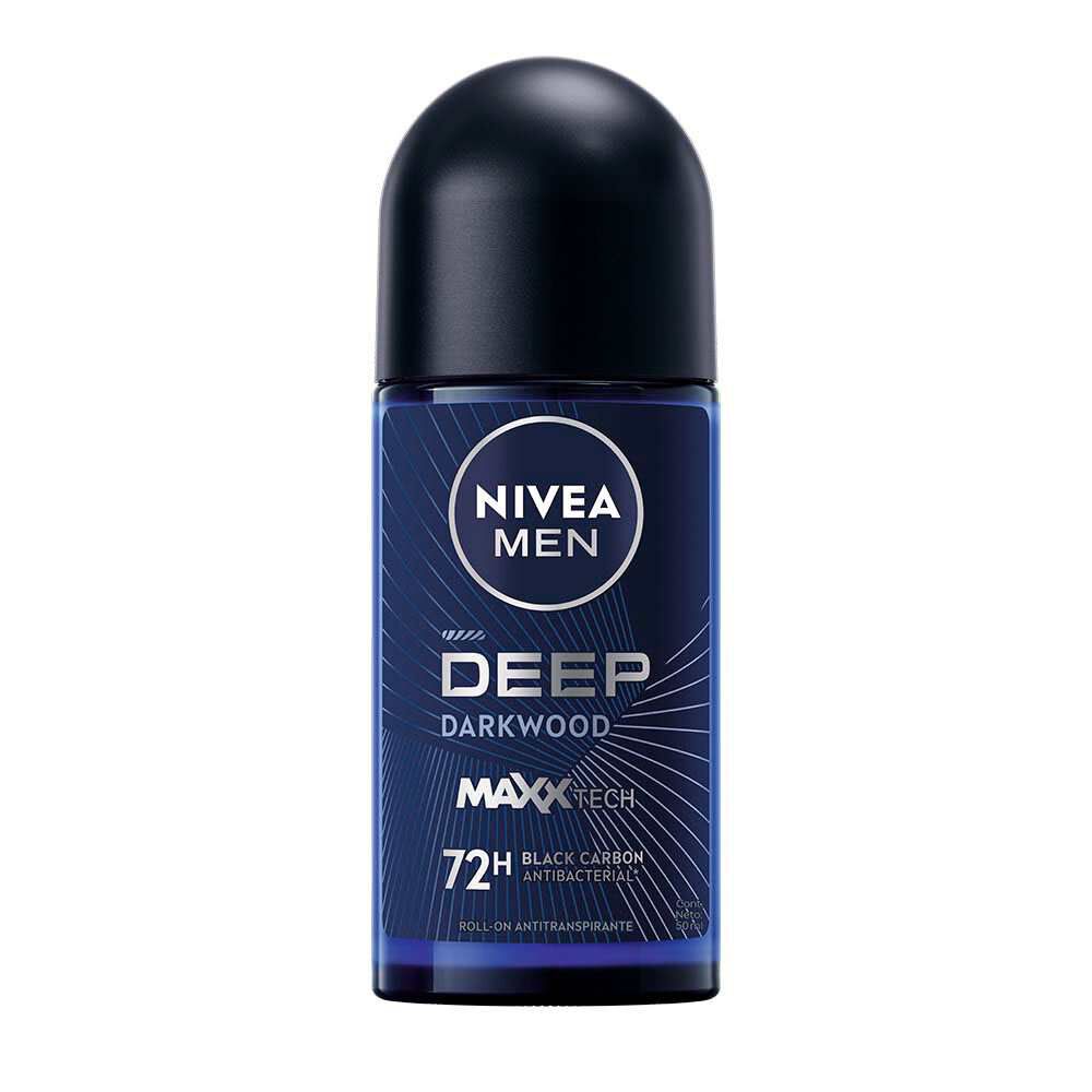 Antitranspirante Nivea Men Deep Dark Wood Roll On 50 mL
