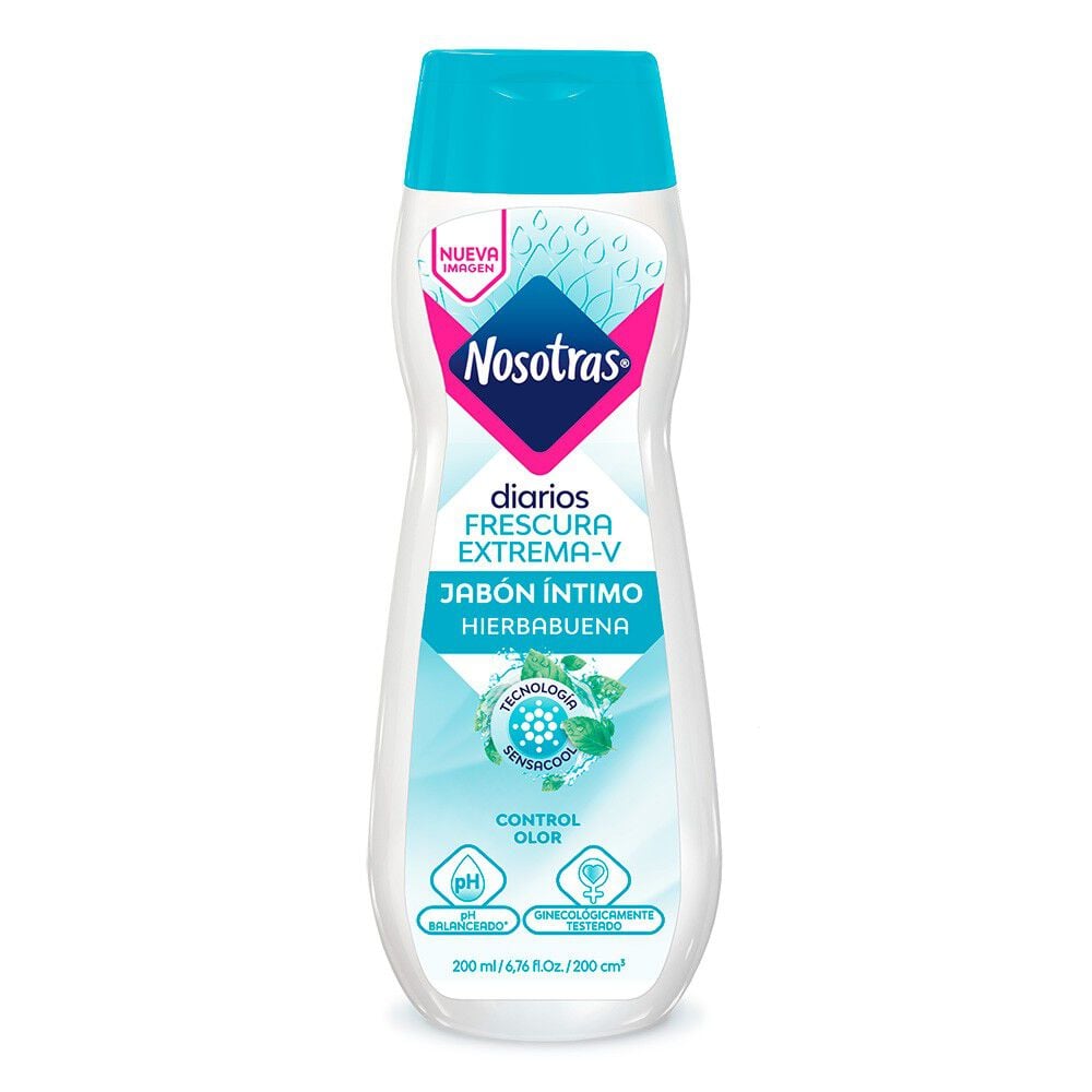 Jabón Íntimo Frescura Extrema Hierbabuena 200 mL