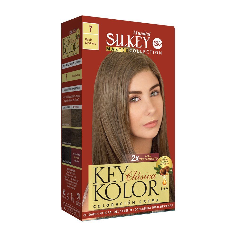 Key Kolor Kit Tintura Argan Rubio Mediano 7