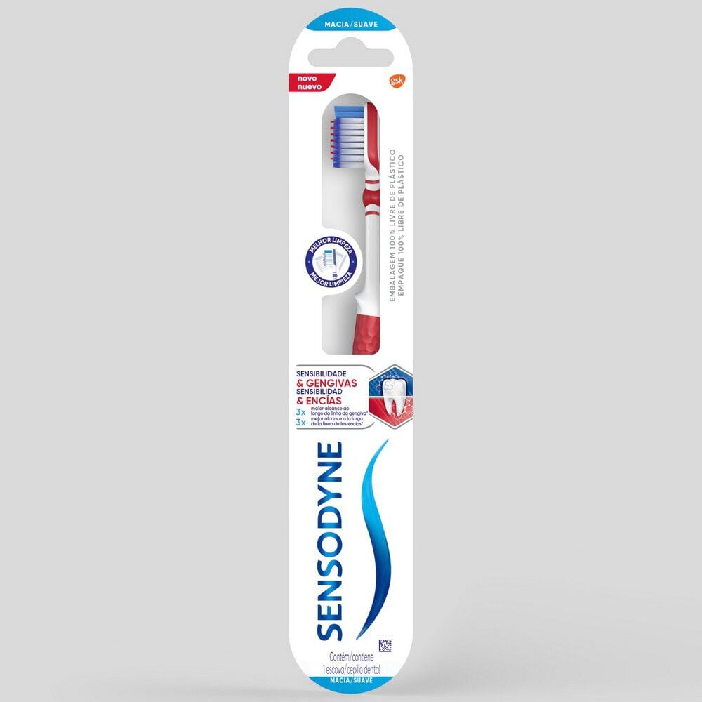 Cepillo Dental Sensibilidad y Encías Suave X1