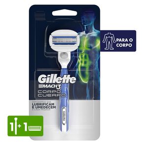 Máquina-afeitar-recargable-Mach3-Cuerpo-+-cartucho-imagen