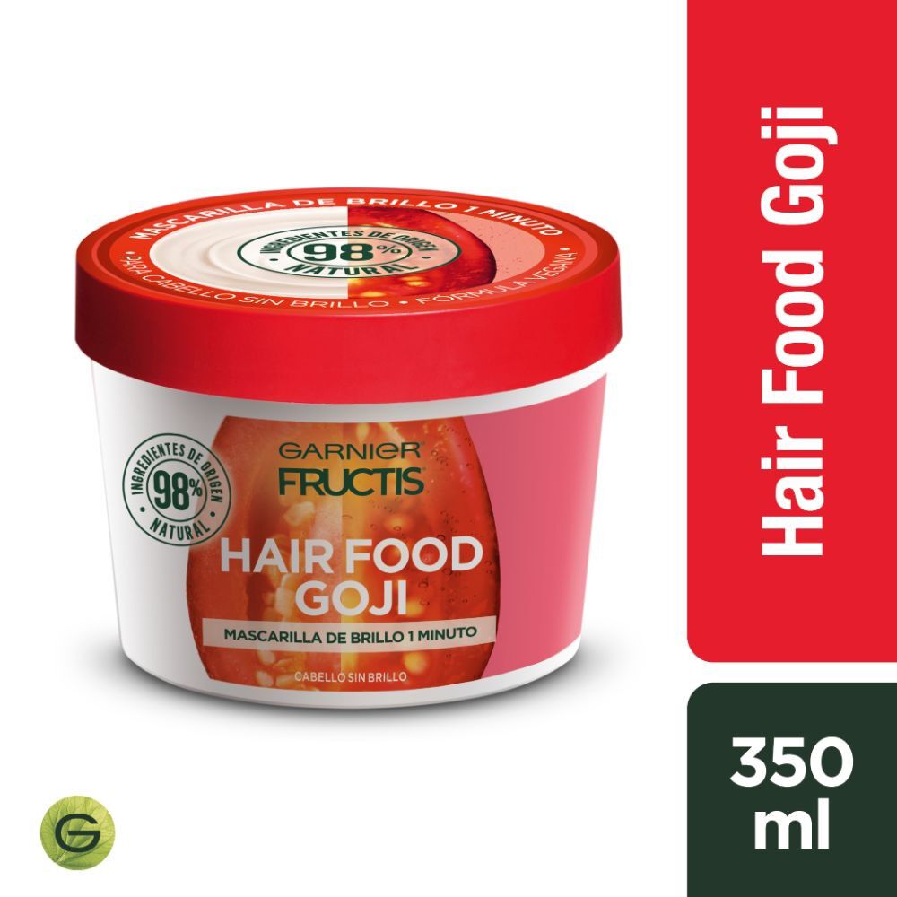 Prisionero de guerra Tendero Dinamarca Garnier Hair Food graso Mascarilla de Reparación 1 Minuto 350 mL