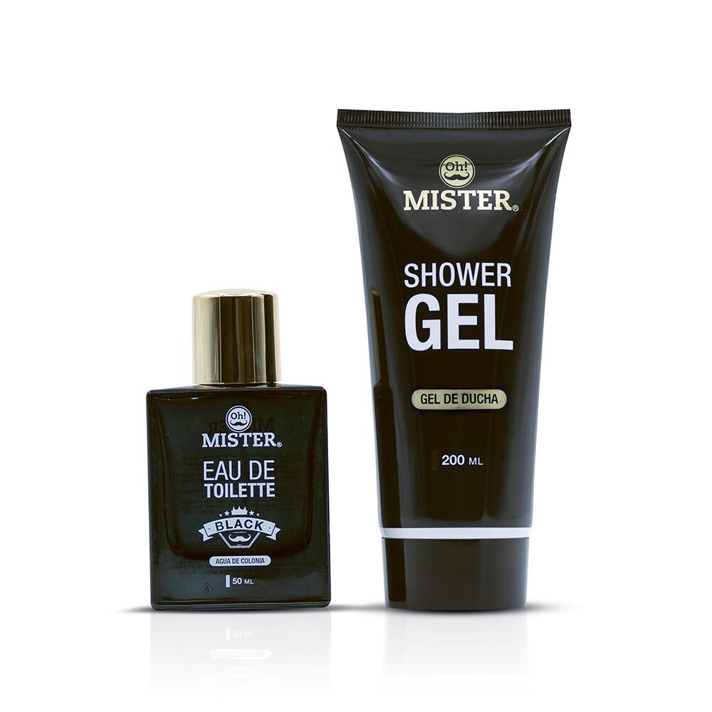 Men´s-Set-Black-Eau-de-Toilette-Spray-50-mL-+-Shower-Gel-200-mL-imagen-2