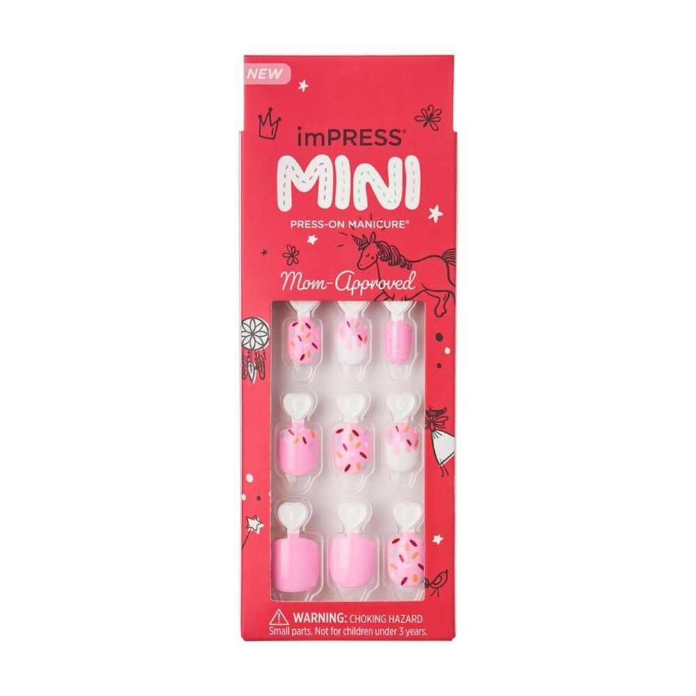 Uñas Postizas Mini Impress Rosada X20