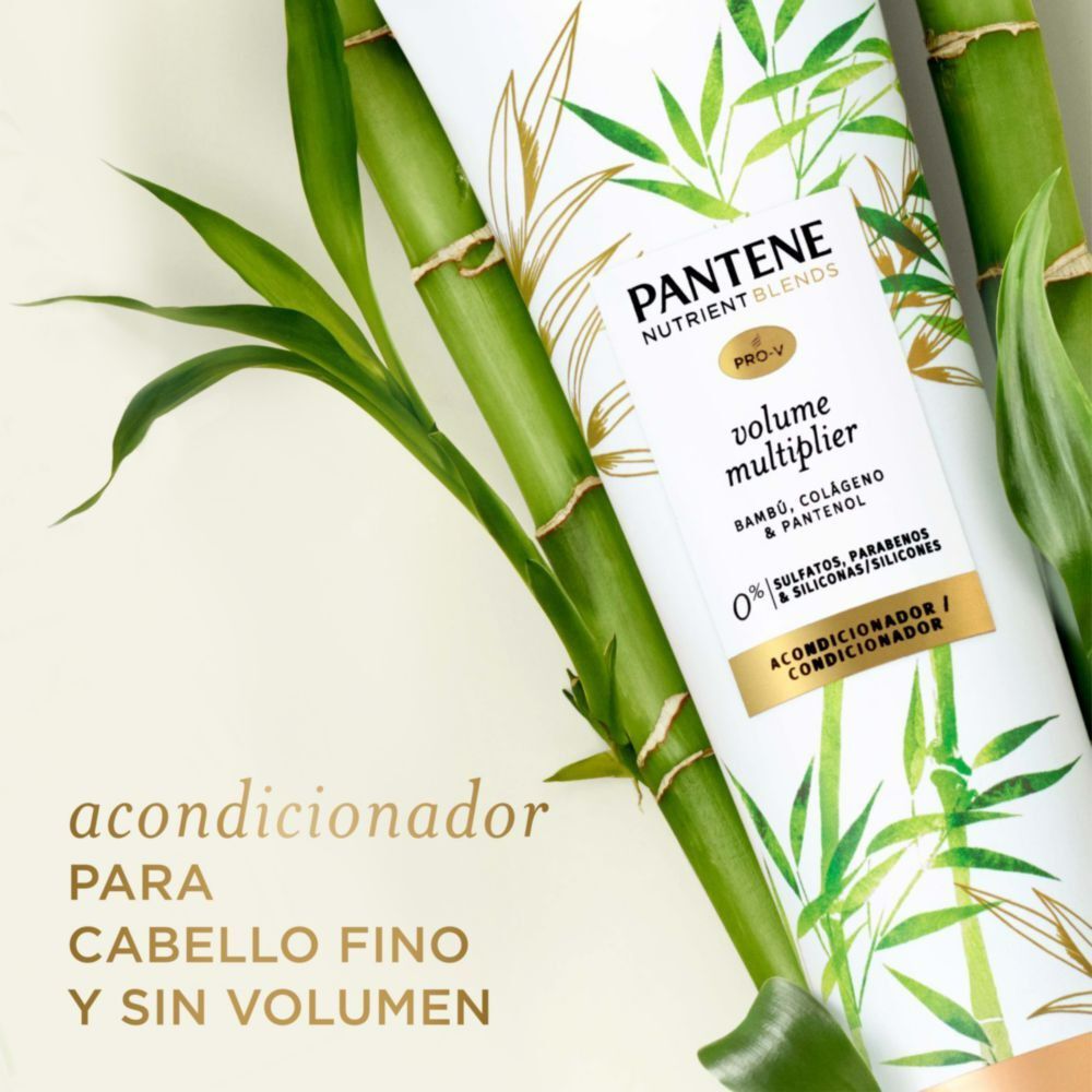 Acondicionador-Nutrient-Blends-Multiplicador-de-Volumen-Bambú-&-Pantenol-235-ml-imagen-2