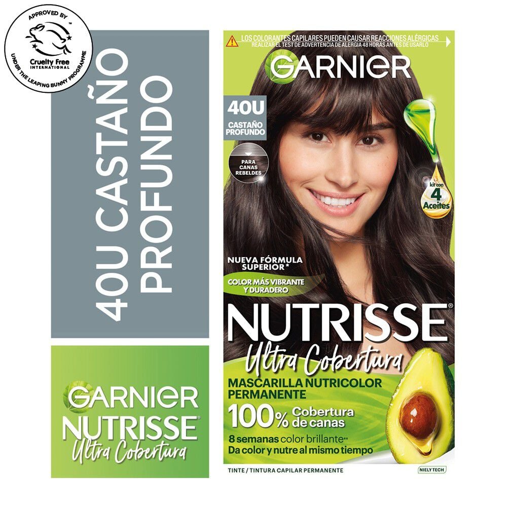 Coloración Garnier Ultra Cobertura 40 Castaño Profundo