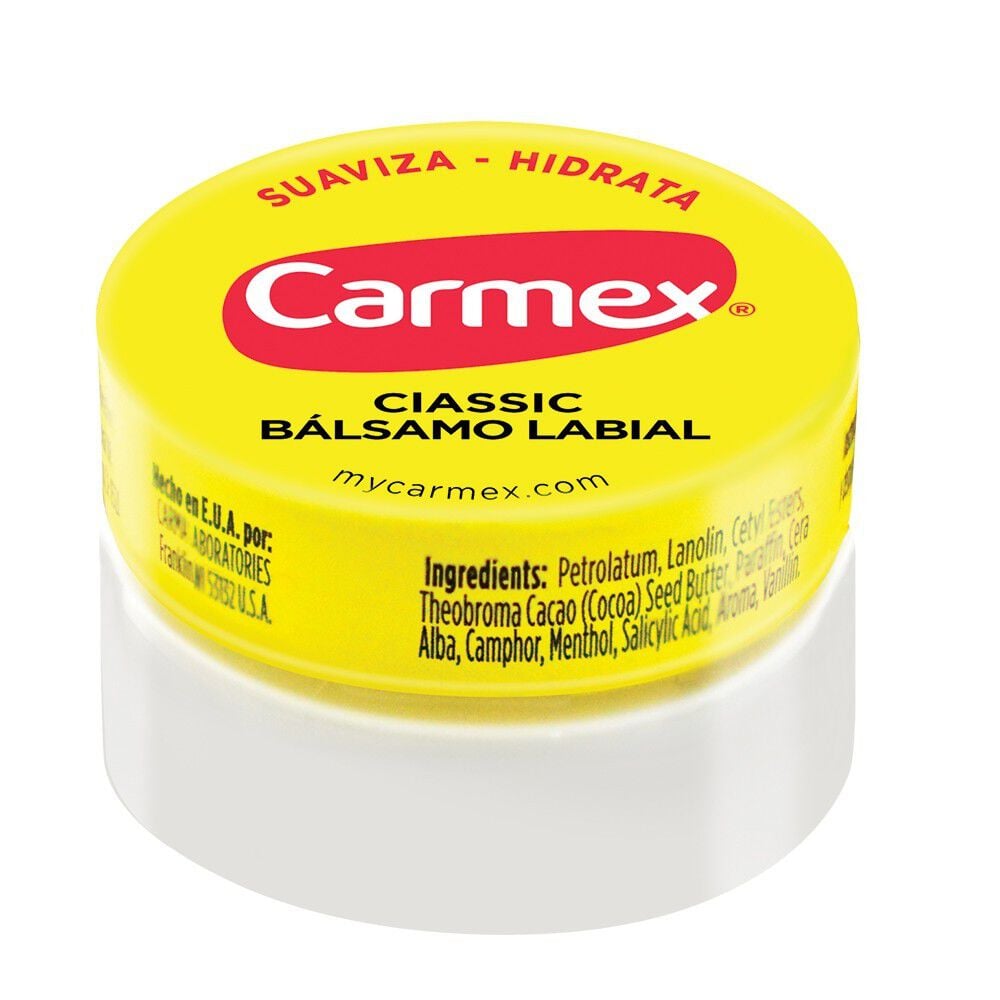 Bálsamo Labial Clásico en Pote Para Labios Secos y Agrietados 7,5 Gr