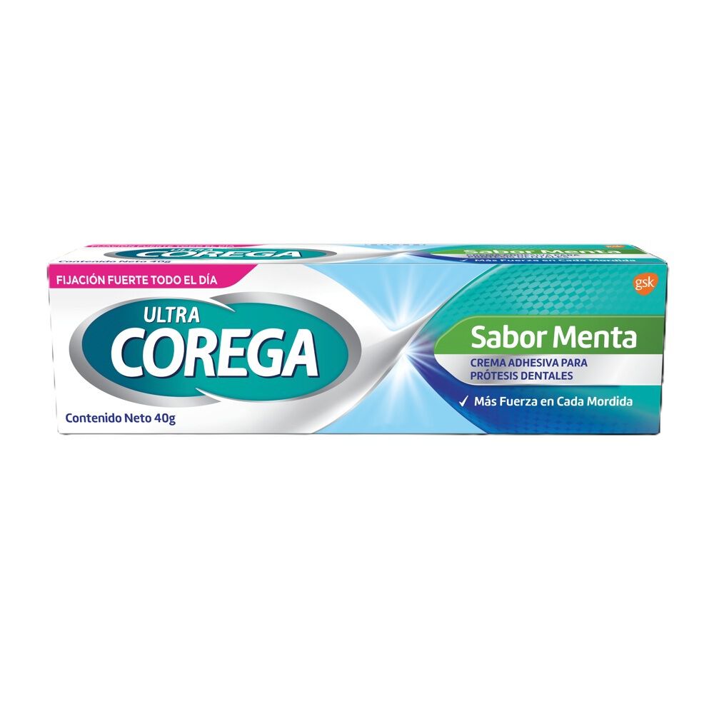 Crema Adhesiva Prótesis Dental Sabor Menta 40 gr