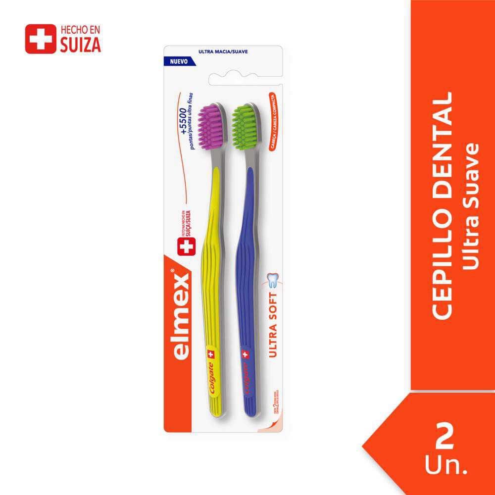 Cepillo de dientes ultrasuave Elmex 2 U