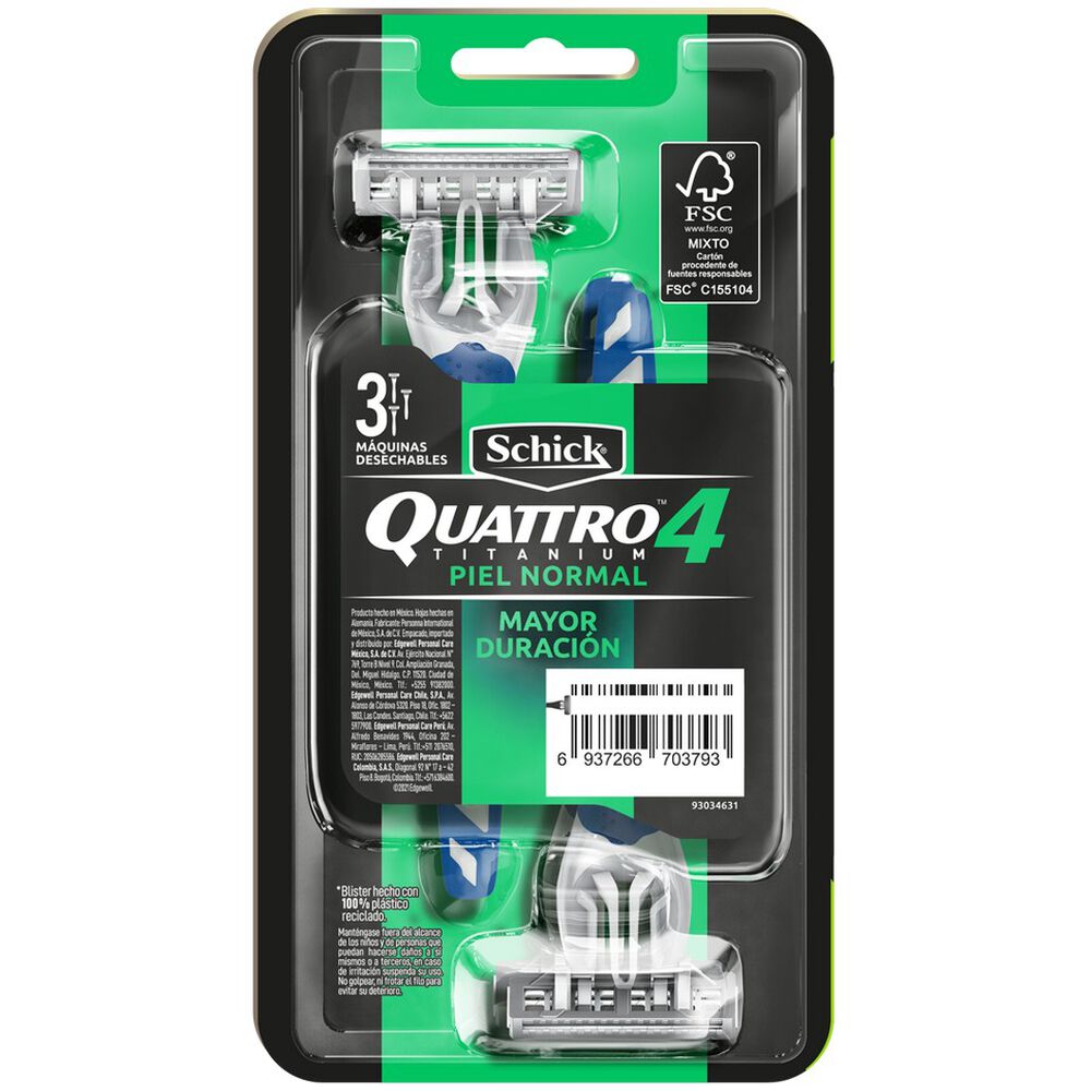 Máquina-de-Afeitar-Quattro-4-Titanium-imagen-2