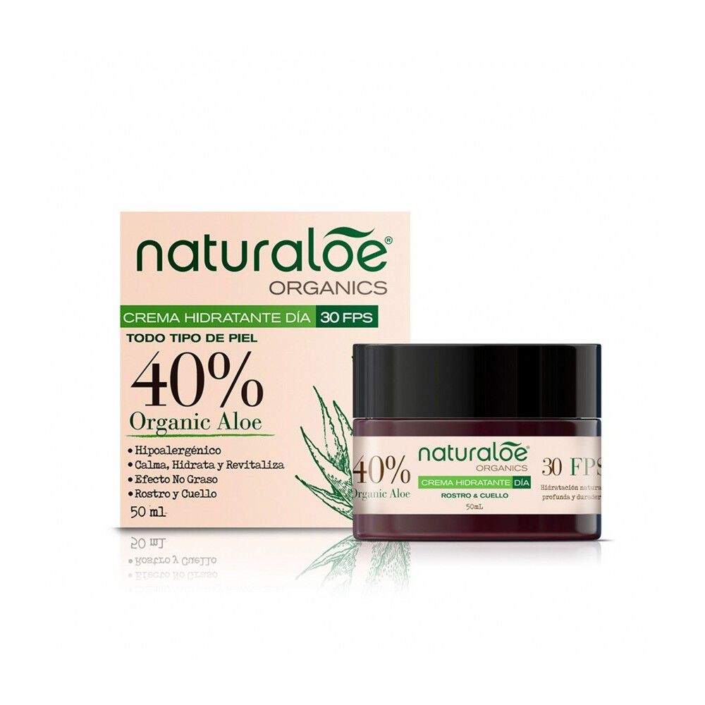 Crema Hidratante Organic Aloe 50 mL