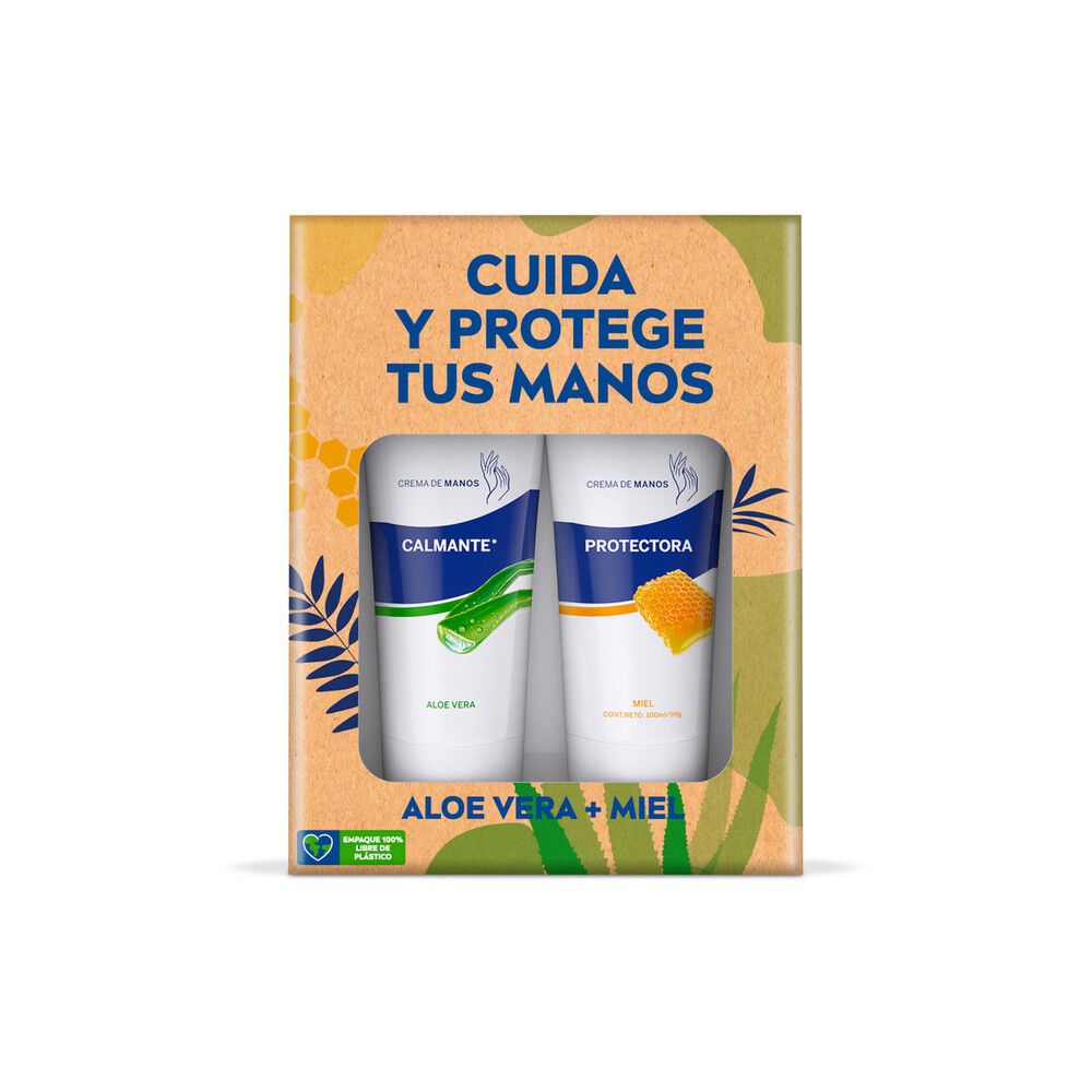 Pack-Crema-de-Manos-Miel-Protectora-100ml-+-Aloe-Vera-Calmante-100ml--imagen-2