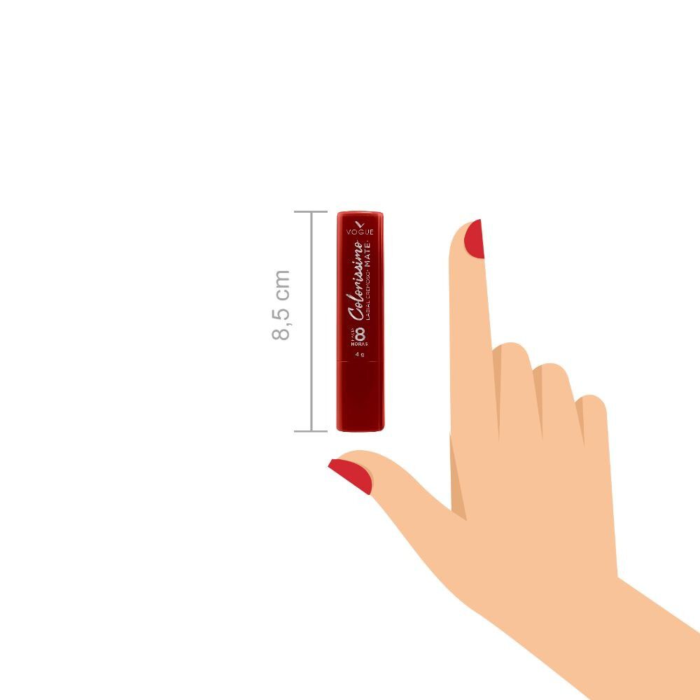 Labial-Cremoso-Mate-8Hrs-Colorissimo-Cereza-Tropical-4-grs-imagen-5