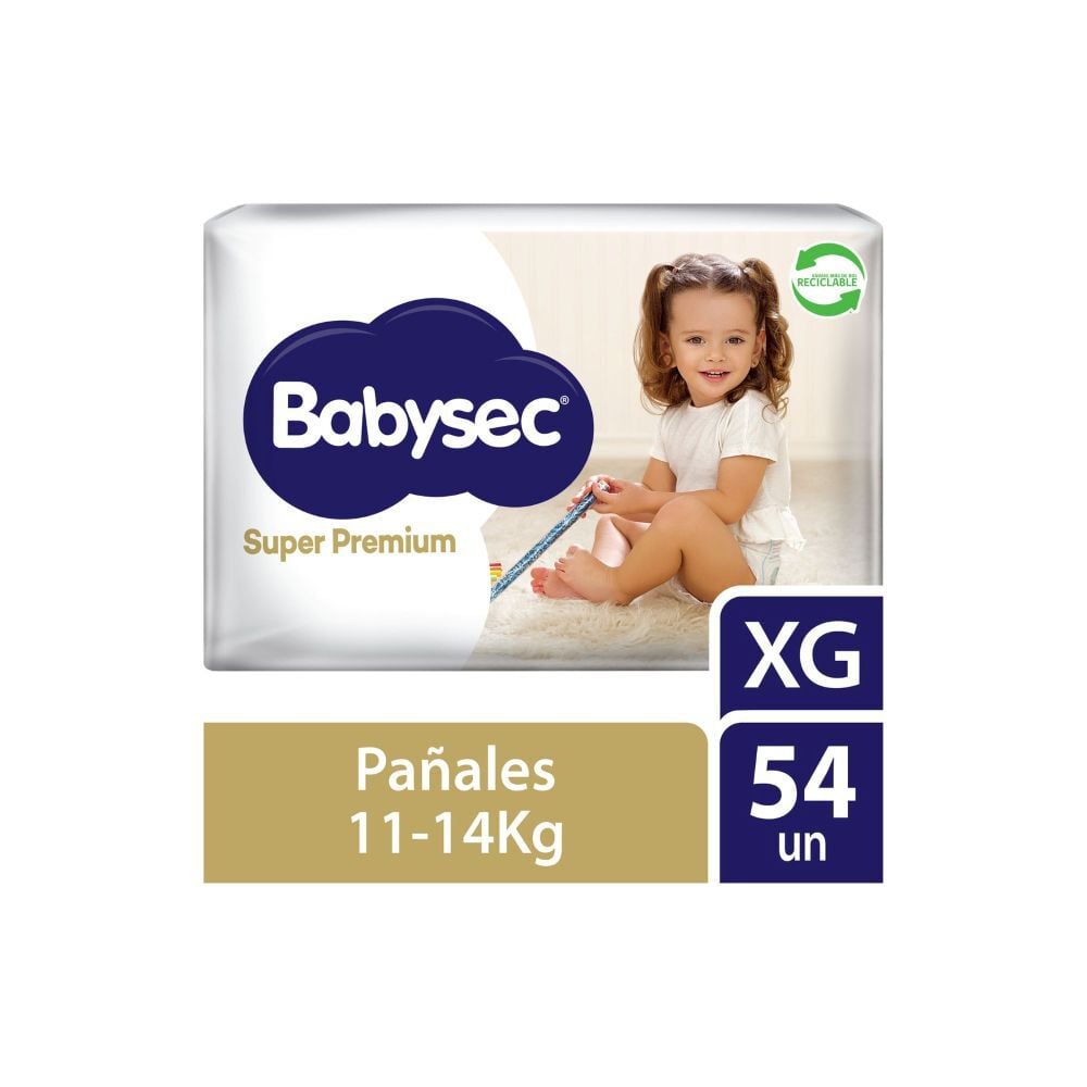 Pañal Super Premium XG x 54