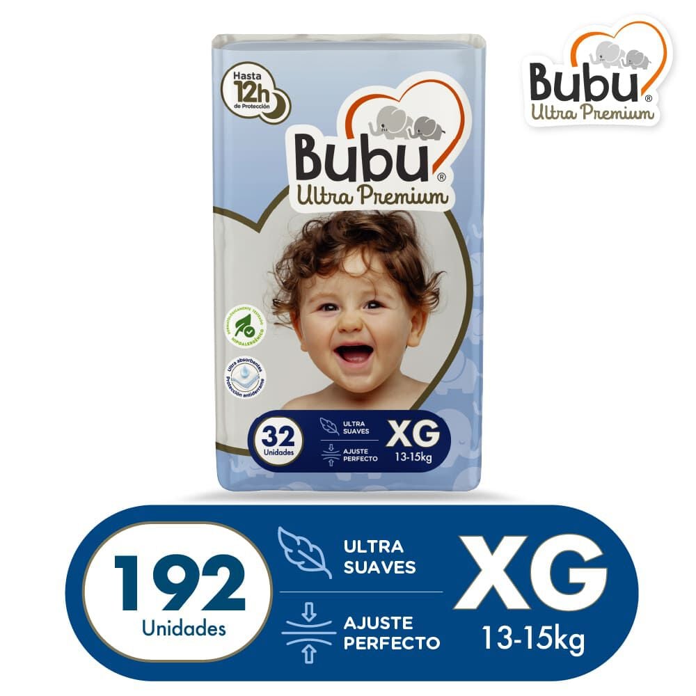 Pañales Ultra Premium XG 32x6 Unidades