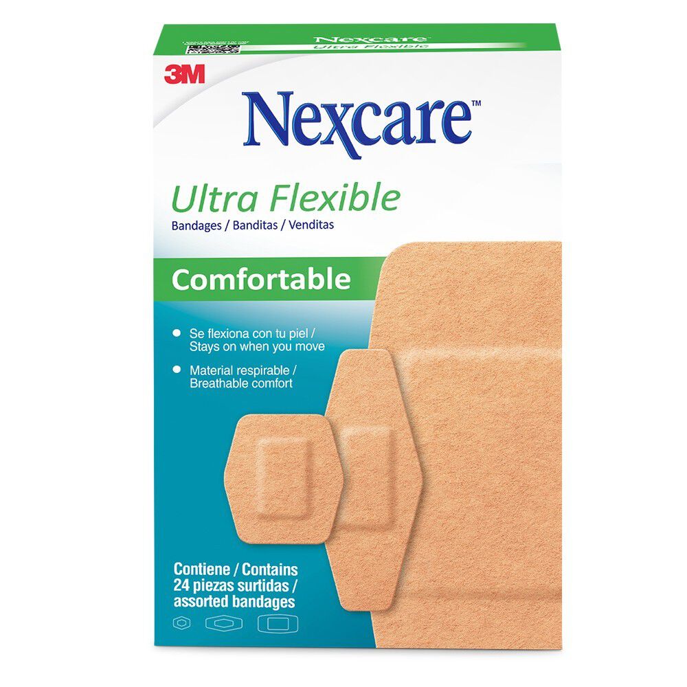 Parche-Ultra-Flexibles,-24-un.-Tamaños-surtidos-imagen-1