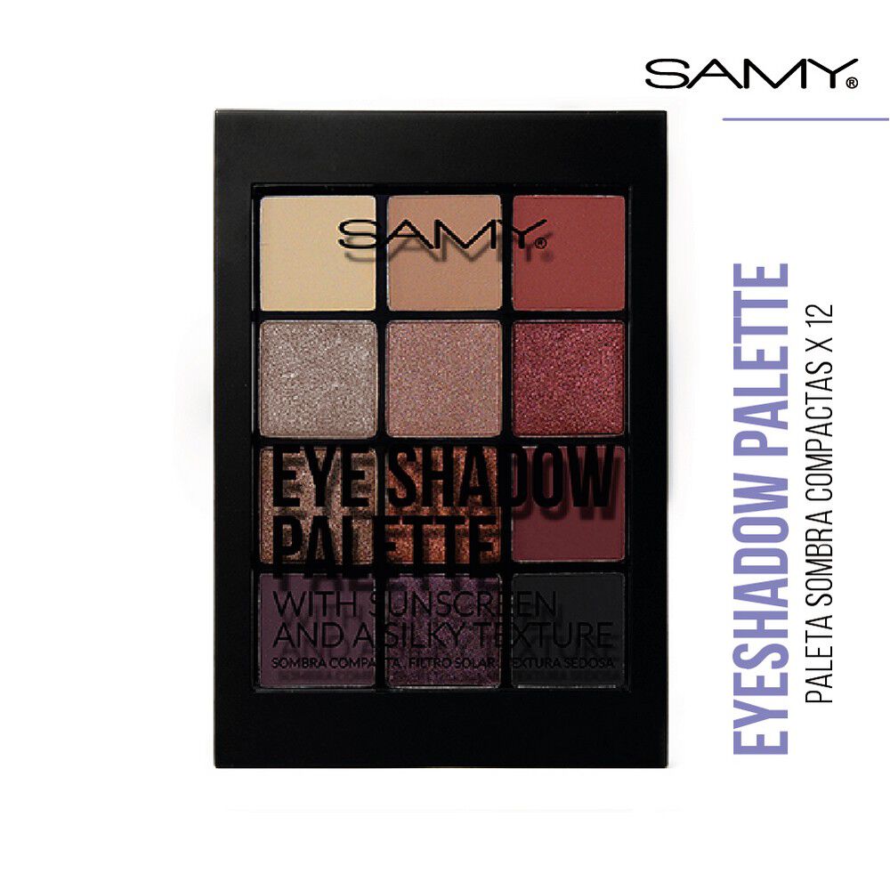 Paleta X 12 sombras compactas Arabian Night