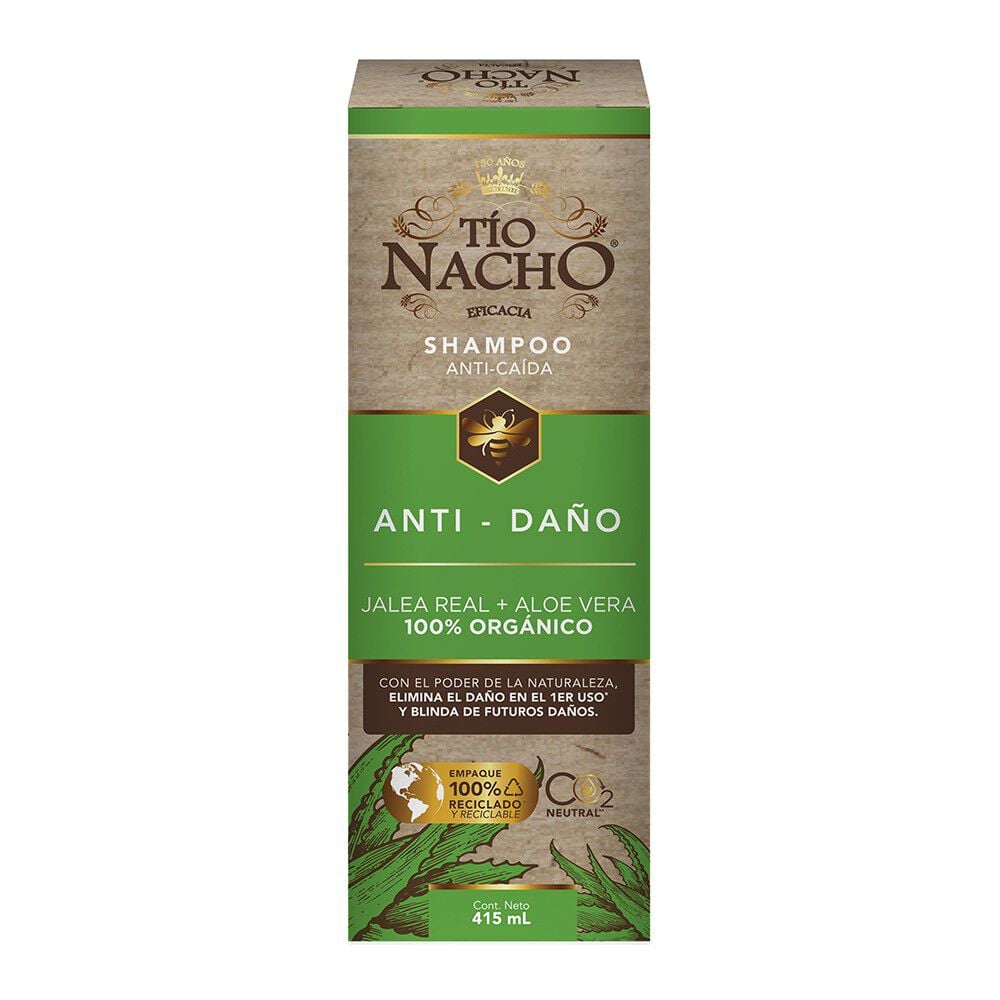Shampoo Reparación Profunda Anti-Daño Aloe Vera 415 mL