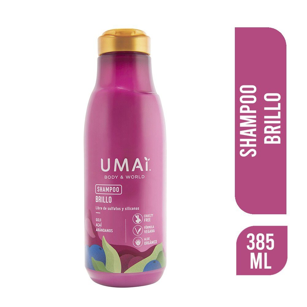 Shampoo Brillo Goji, Acai y Arandanos 385 mL